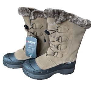 Baffin Chloe Winter Boot Size 10 Taupe